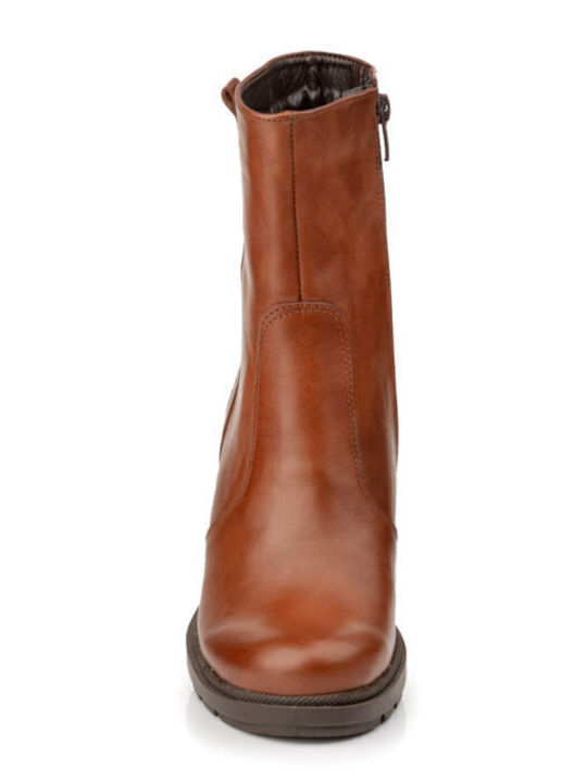 Leather Women's Chelsea Boots Tabac Brown