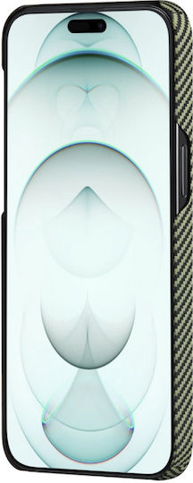 Pitaka Fusion Weaving Magez Back Cover Aramid Fiber 0.95mm Multicolour (iPhone 15)