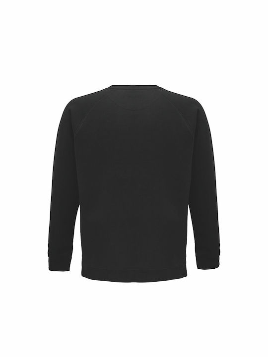 Sweatshirt Unisex Organic " Μαίρη Κρήστμας Ενεχάπη Νιούγιαρ " Black