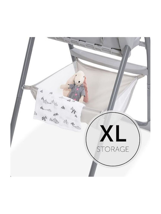 Hauck Sit N Fold Foldable Baby Highchair with Adjustable Height Beige