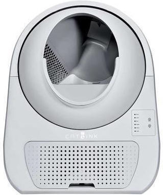 Catlink Scooper Young Version Katzentoilette Selbstreinigend mit Filter und Sieb Gray L60 x B58 x H71cm