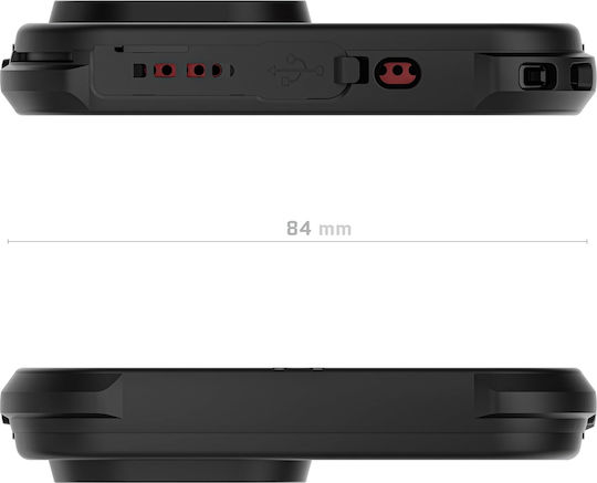 Ghostek Nautical 4 Back Cover Πλαστικό 0.68mm Αδιάβροχο Σετ με Τζαμάκι Μαύρο (iPhone 15)
