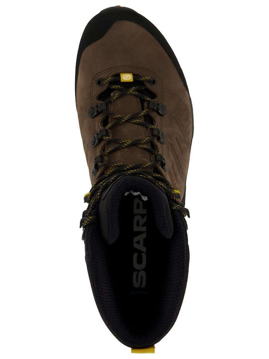 Scarpa Ανδρικά Ορειβατικά Μποτάκια Αδιάβροχα με Μεμβράνη Gore-Tex Κίτρινα
