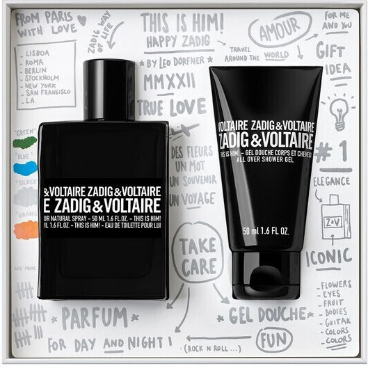 Zadig & Voltaire Him Set pentru bărbați 2buc