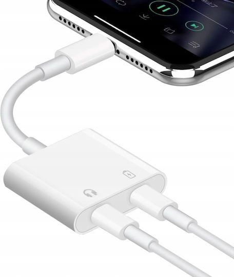 Convertor Lightning Masculin în Lightning Feminin Alb 1 Bucată CO2-0063