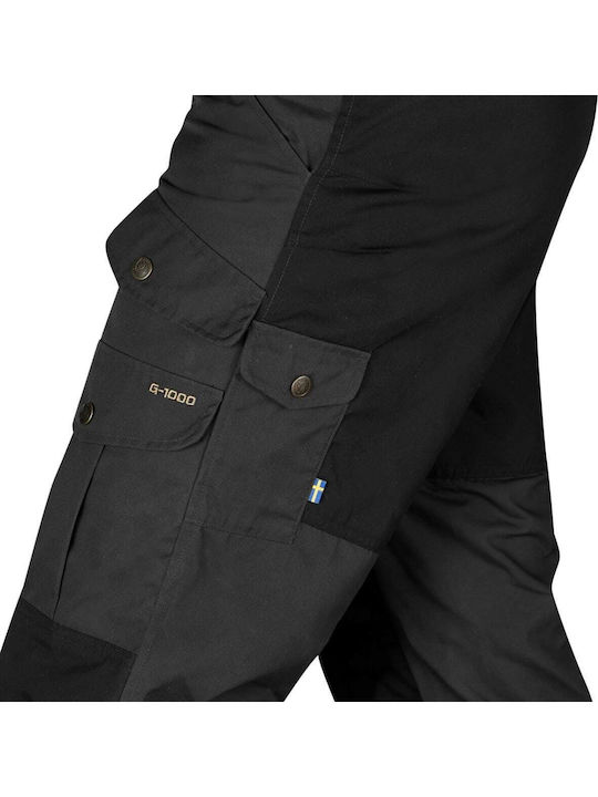 Fjallraven Barents Pro Lang Hose Wandern Schwarz