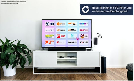 Oehlbach Scope Vision 5g D1C17236 Indoor TV Antenna (Does not Require Power Supply) Black