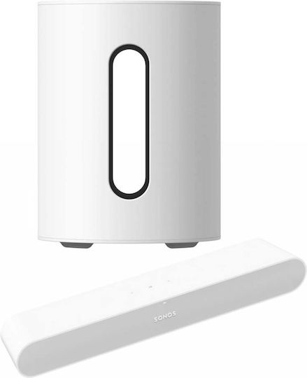Sonos Σετ Ηχείων Home Cinema 5.1 Entertainment Set White Ray & Sub Mini