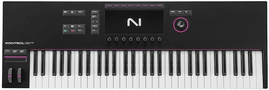 Native Instruments Midi клавиатура Komplete Kontrol S61 с 61 Клавиши Черен