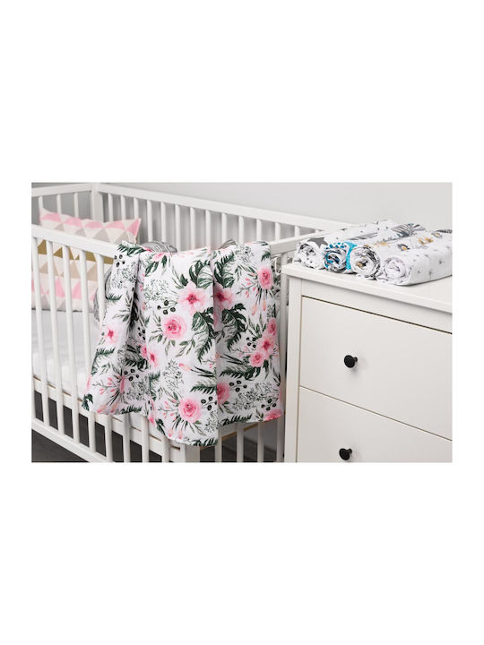 Sensillo Muslin Swaddle Wrap Multicolour 120x120cm.
