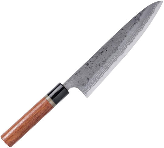 Tojiro Aogami Rough Messer Chefkoch aus Damaststahl 21cm