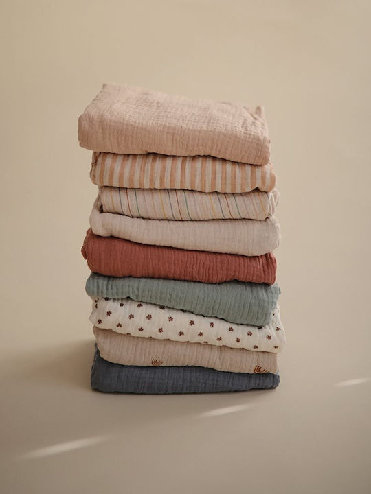 Mushie Changing Pad Cover made of Fabric ''''Tradewinds'''' 72x48cm