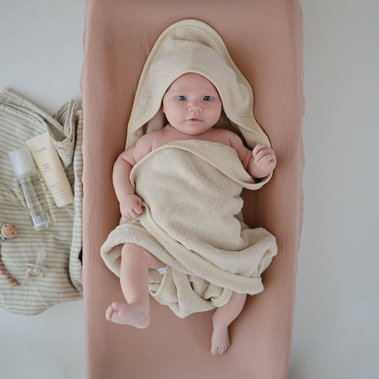 Mushie Changing Pad Cover made of Fabric Pink 72x48cm