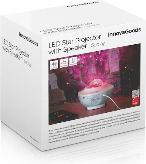 InnovaGoods Projector Διακοσμητικό Φωτιστικό LED RGB 17x17x12.5εκ.