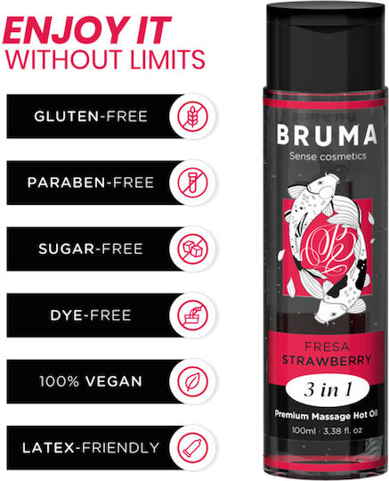 Bruma Massageöl mit Duft Erdbeere 100ml