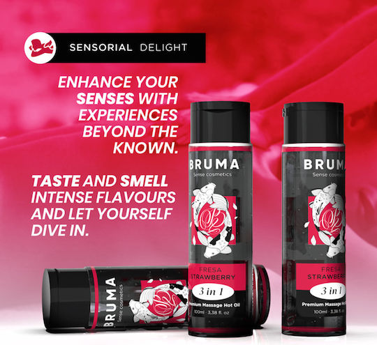 Bruma Massageöl mit Duft Erdbeere 100ml