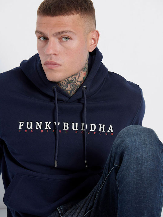 Funky Buddha Navy Blue with Hood