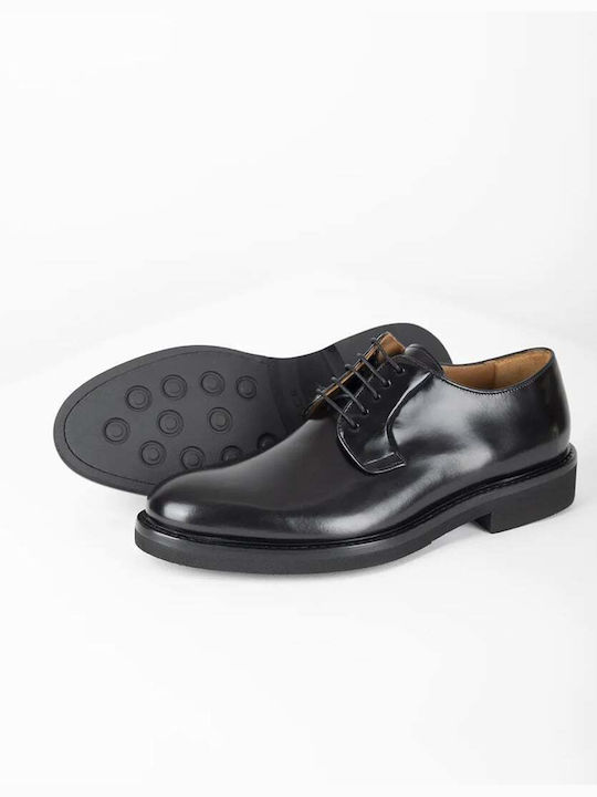 Calce Leder Herren Freizeitschuhe Schwarz