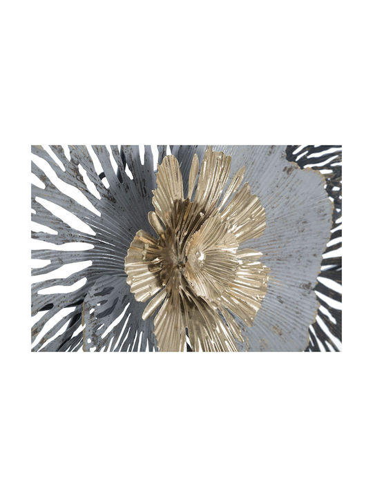 CMSpa Wall Decor Grey Made of Metallic 97.8x7x59cm