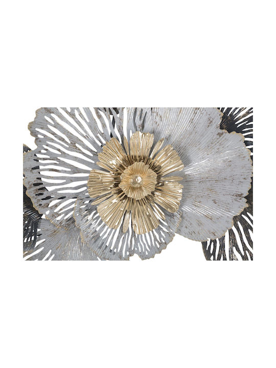 CMSpa Wall Decor Grey Made of Metallic 97.8x7x59cm