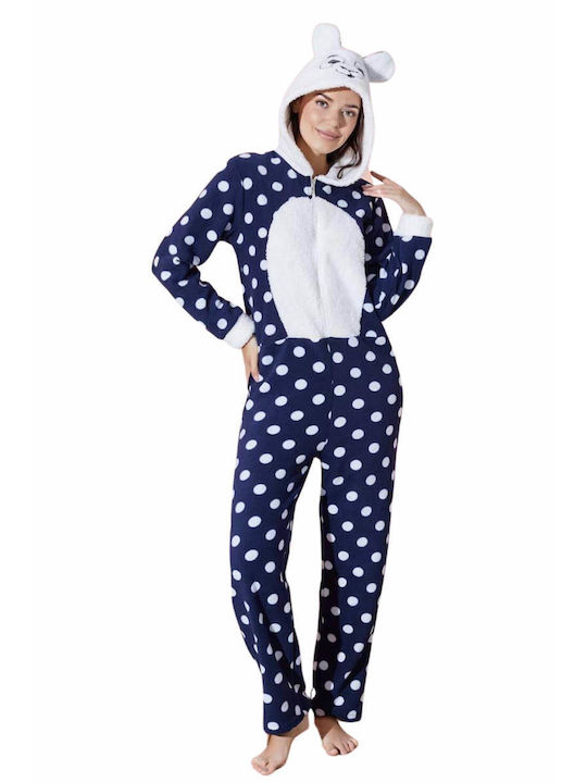 Elitol Women's Winter Cotton Onesie Pajama Colorful