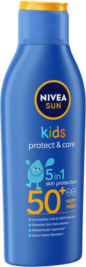 Nivea Protect & Care SPF50+ Waterproof Kids Sunscreen Emulsion for Face 200ml