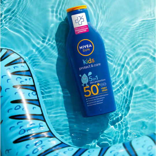 Nivea Protect & Care SPF50+ Waterproof Kids Sunscreen Emulsion for Face 200ml