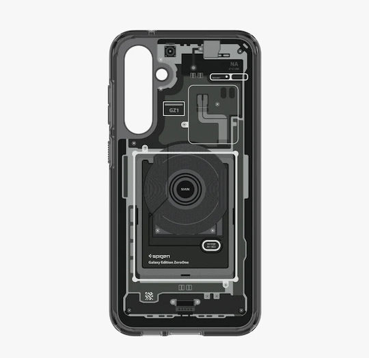Spigen Ultra Hybrid Zero Задна корица Пластмаса Черен (Galaxy S23)