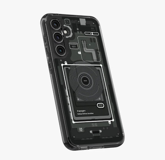 Spigen Ultra Hybrid Zero Задна корица Пластмаса Черен (Galaxy S23)