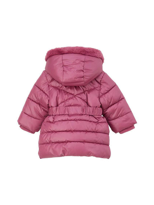 S.Oliver Kinderjacke mit Futter & Kapuze Magenta