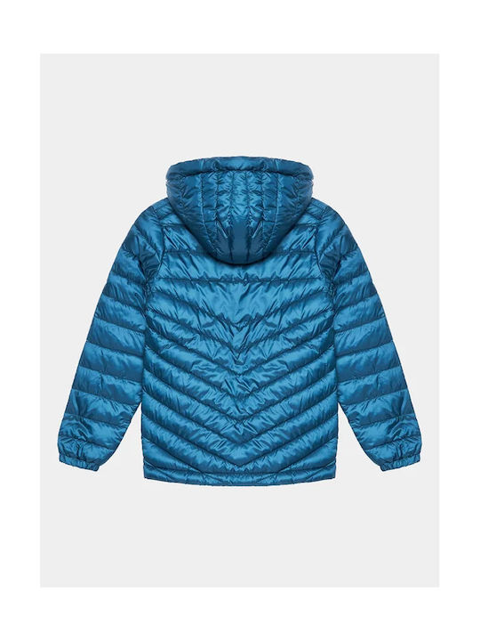 Jack & Jones Kids Quilted Jacket Long with Lining & Hood SAILOR BLUE