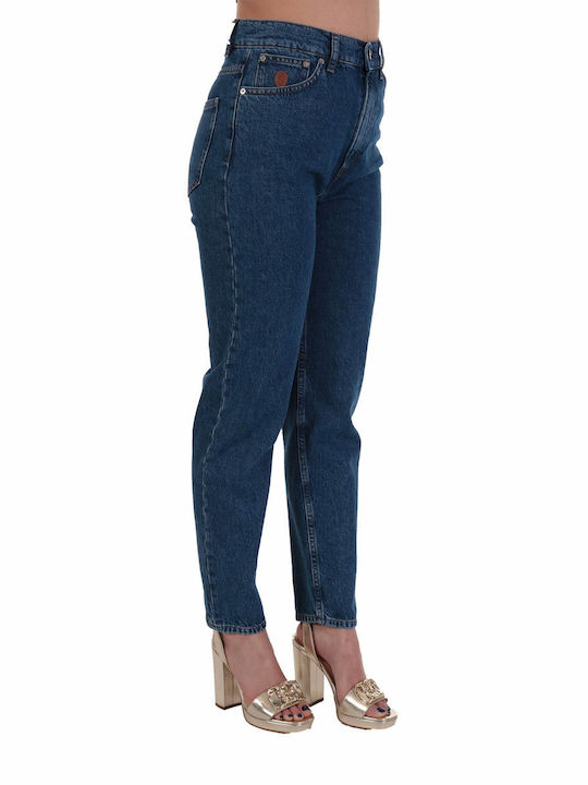 Trussardi Women's Jean Trousers in Relaxed Fit Blue