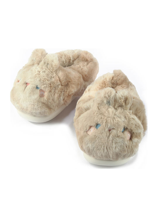 Closed Women's Slippers Beige