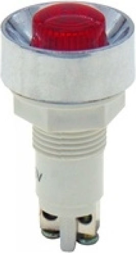 KND LED Индикаторна светлина 12V Червено 10бр 02.011.0041