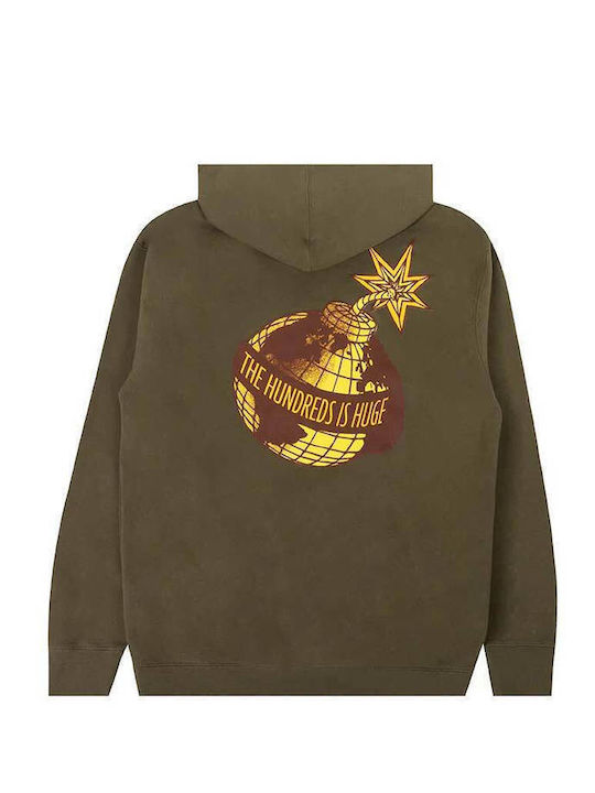 The Hundreds Sweatshirt Camo with Hood