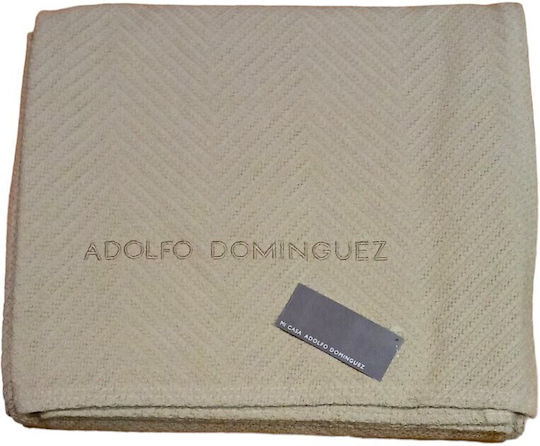 Manterol Casa Pique Blanket Single 160x240cm Beige