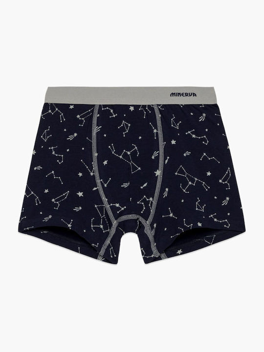 Minerva Set boxeri pentru copii Navy blue 2buc