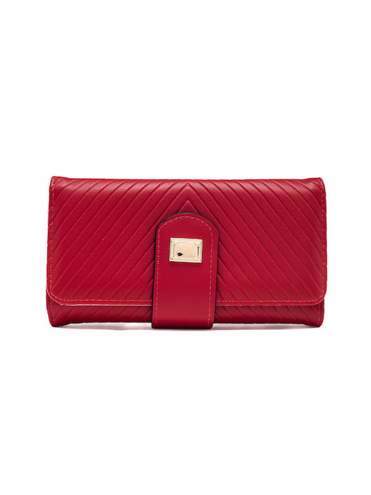 Voi & Noi Large Women's Wallet Red