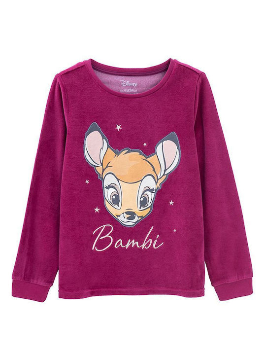 Cool Club Kids Pyjamas Winter Velvet Bordeaux