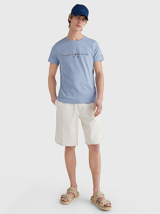 Tommy Hilfiger Core Herren T-Shirt Kurzarm Hellblau