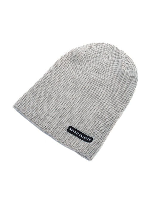 Horsefeathers Beanie Unisex Beanie Knitted in Gray color