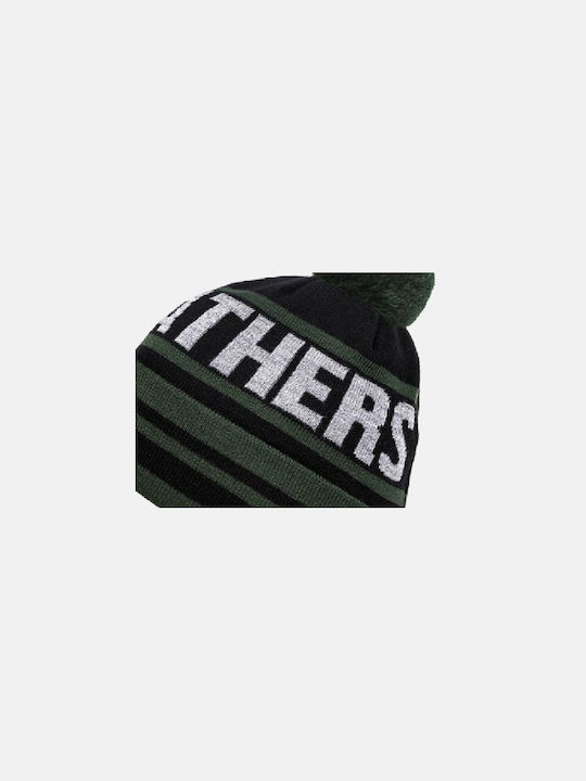 Horsefeathers Pom Pom Beanie Unisex Beanie Knitted in Green color