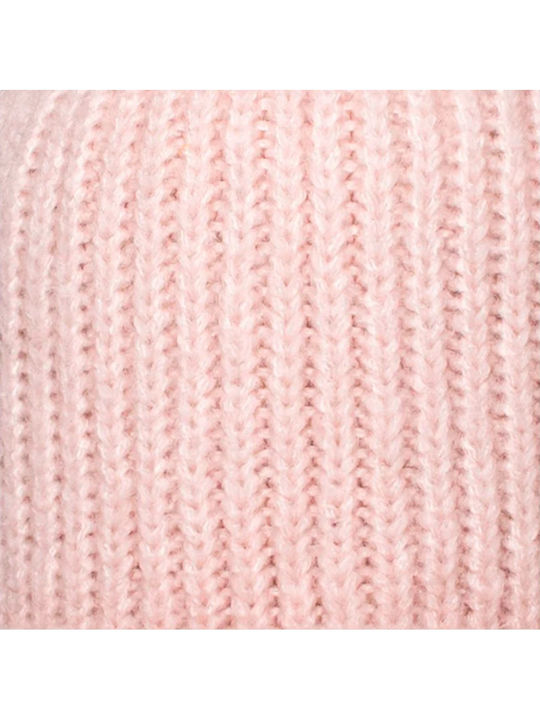 Beanie Unisex Fleece Beanie Gestrickt in Rosa Farbe