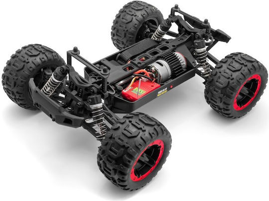 BlackZon Teleghidat Mașină Monster Truck 4WD Roșu