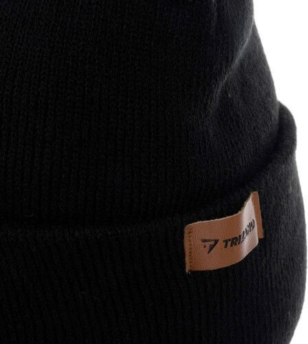 Beanie Unisex Beanie Gestrickt in Schwarz Farbe