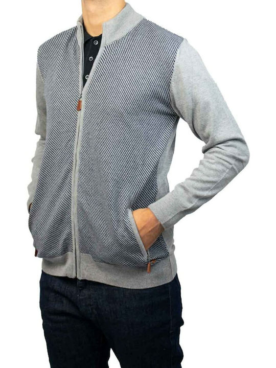 Artisti Italiani Men's Knitted Cardigan Gray