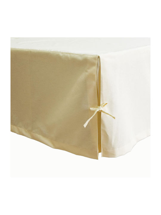 Decocraft Bed Base Cover Basic cream 90x200cm 1pcs 25-003-00003