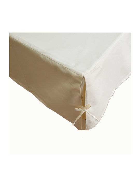 Decocraft Bed Base Cover Cream 130x200cm 1pcs 25-003-00103