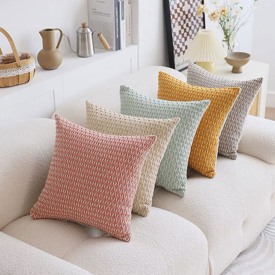 Whitegg Decorative Pillow Case D0200 From 100% Cotton 5 Green 45x45cm