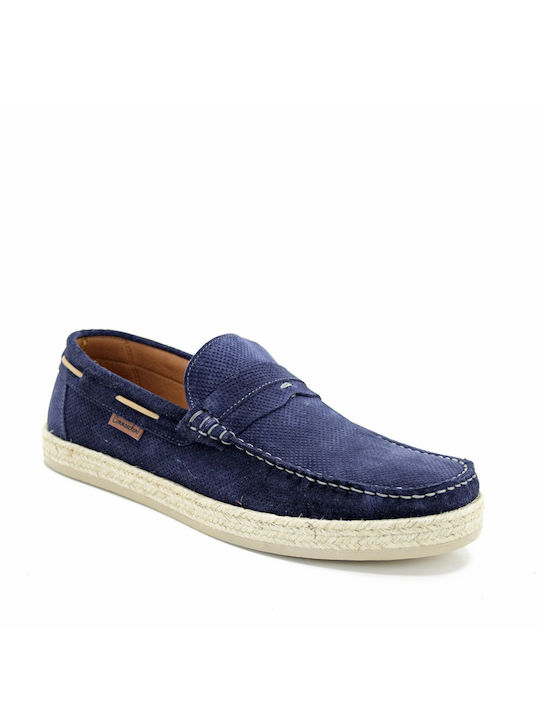 Commanchero Original Men's Moccasins Blue